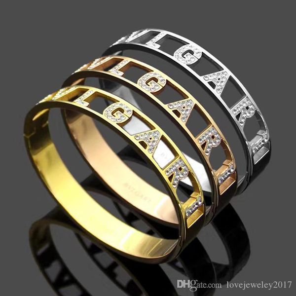 gold bangle with diamonds letters design for women silver rose gold hollow out bangle open pulsera gold bracelet fine jewelry, Black
gold bangle with diamonds letters design for women silver rose gold hollow out bangle open pulsera gold bracelet fine jewelry, Black