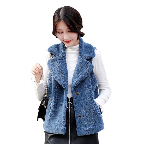 2020 new fleece women vests autumn korean plus size sleeveless jackets ladies fashion single-breasted casual waistcoat female, Black;white
2020 new fleece women vests autumn korean plus size sleeveless jackets ladies fashion single-breasted casual waistcoat female, Black;white