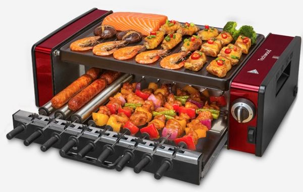 double-layerelectric oven household electric barbecue grill pan dog kebab machine 010
double-layerelectric oven household electric barbecue grill pan dog kebab machine 010