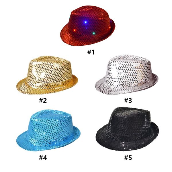 sequins led light hip hop jazz hats flashing birthday party cowboy cap christmas decoration stage performance hat, Blue;gray
sequins led light hip hop jazz hats flashing birthday party cowboy cap christmas decoration stage performance hat, Blue;gray