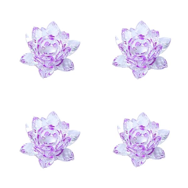 4pieces crystal glass buddhist lotus candlestick w/ box home decor crafts
4pieces crystal glass buddhist lotus candlestick w/ box home decor crafts