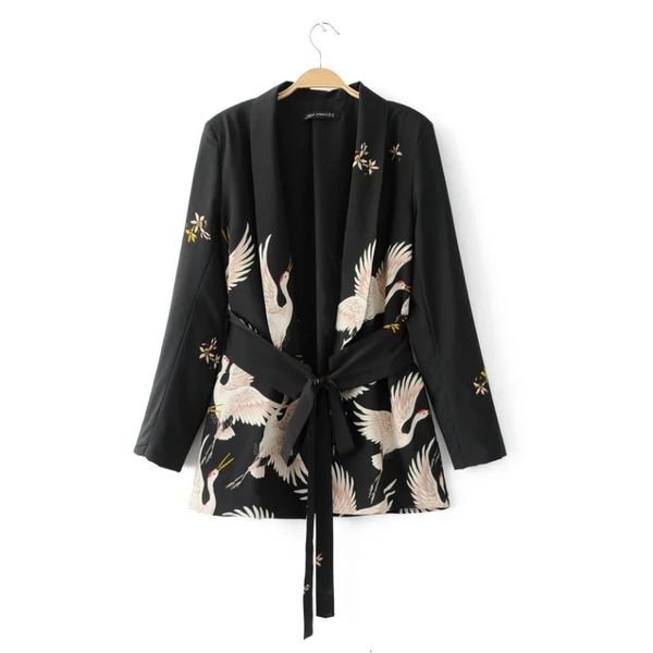 womens designer jacket womens coat women fashion red crowned crane kimono style casual long sleeve vintage belt loose hooded, Black;brown
womens designer jacket womens coat women fashion red crowned crane kimono style casual long sleeve vintage belt loose hooded, Black;brown