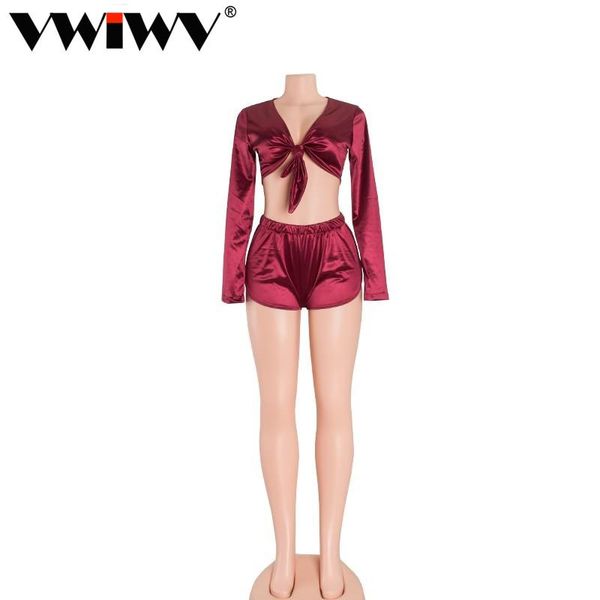 women tracksuit red autumn tracksuits cropped v neck long sleeveless and shorts sets women suits satin 2 piece female convention, Gray
women tracksuit red autumn tracksuits cropped v neck long sleeveless and shorts sets women suits satin 2 piece female convention, Gray