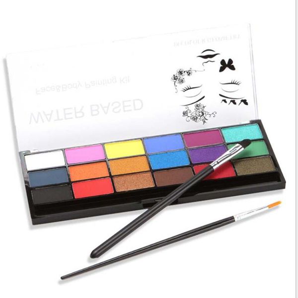 18 colors water-soluble human body paint pigment painting pigment diy water-based face paint art supplies
18 colors water-soluble human body paint pigment painting pigment diy water-based face paint art supplies