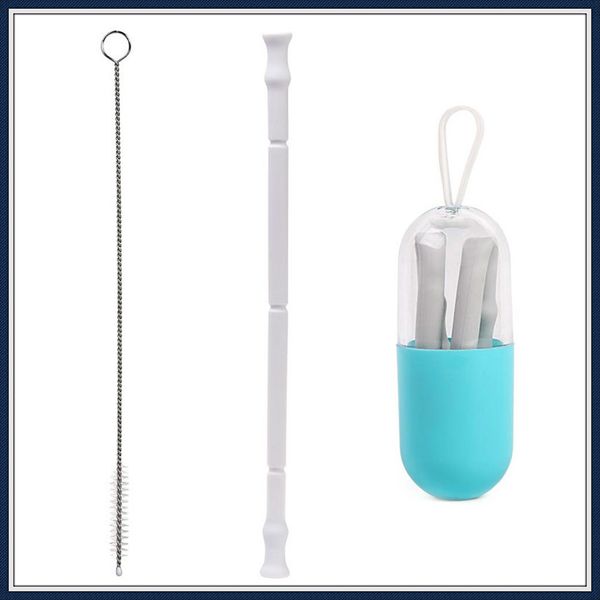 silicone straw folding drinking straw set with box and brush reusable collapsible straws for outdoor travel kitchen bar portable straw
silicone straw folding drinking straw set with box and brush reusable collapsible straws for outdoor travel kitchen bar portable straw
