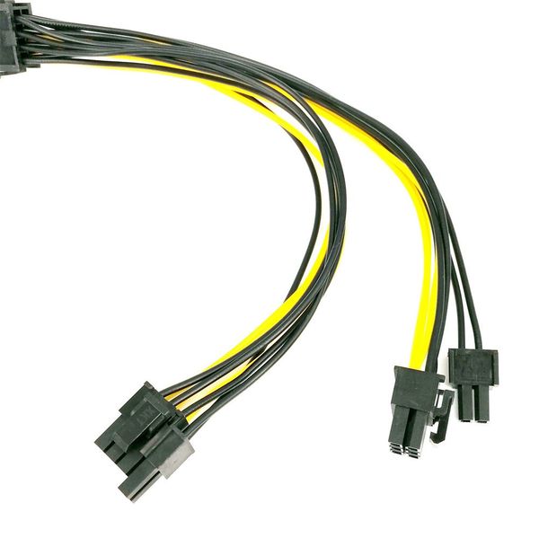 25cm pci-e to dual 8pin / pcie 8pin-2x 6+2pin graphics video card pci express power splitter cable y10
25cm pci-e to dual 8pin / pcie 8pin-2x 6+2pin graphics video card pci express power splitter cable y10