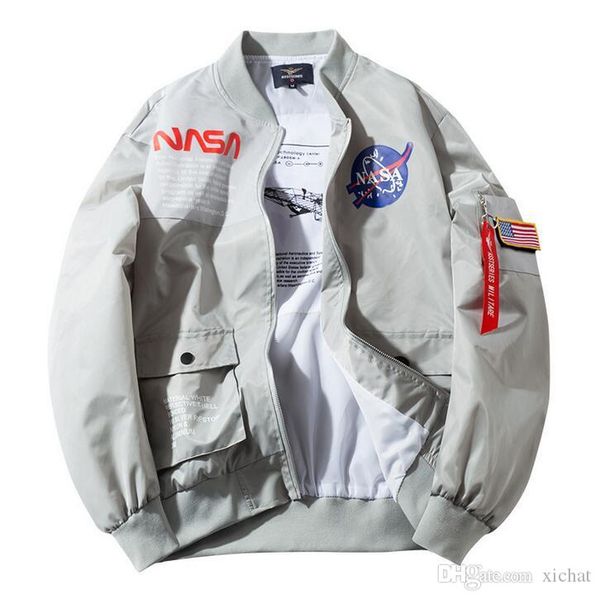 2019 осень мужские куртки конструктора brand new nasa flight pilot casual coat ma1 bomber jacket letter printed ветровка верхняя одежда 9661, Black;brown
2019 осень мужские куртки конструктора brand new nasa flight pilot casual coat ma1 bomber jacket letter printed ветровка верхняя одежда 9661, Black;brown