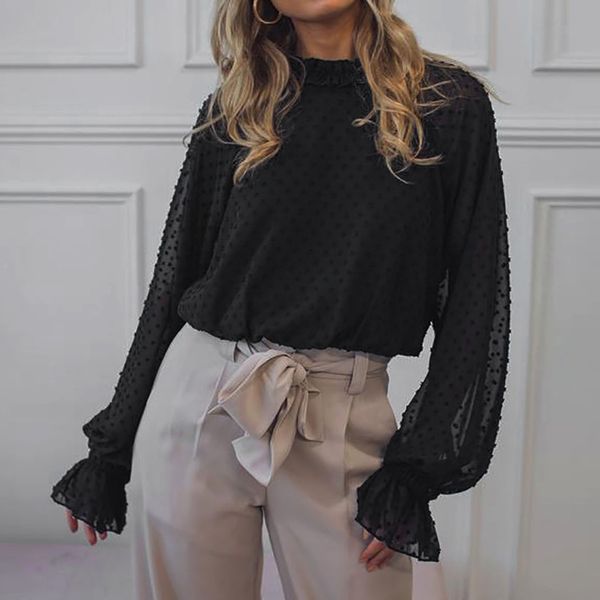 elegant mesh cot lace blouse shirt women lantern sleeve black blouse spring summer hollow out blusas, White
elegant mesh cot lace blouse shirt women lantern sleeve black blouse spring summer hollow out blusas, White