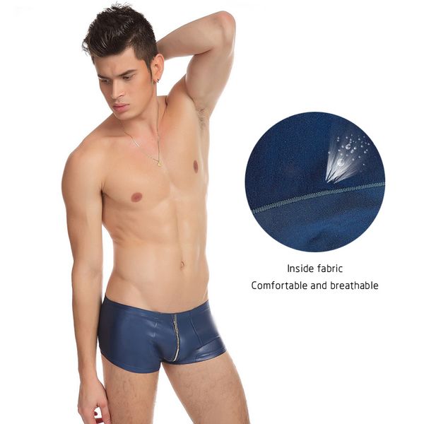 interior boxer hombre gay men mesh zipper cotton polyester jockstrap hole underwear underpants breathable plus short, Black;white
interior boxer hombre gay men mesh zipper cotton polyester jockstrap hole underwear underpants breathable plus short, Black;white