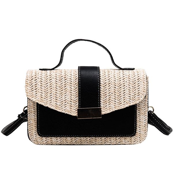 new women's straw beach bag rattan messenger bag envelope shoulder fashion women's messenger black
new women's straw beach bag rattan messenger bag envelope shoulder fashion women's messenger black