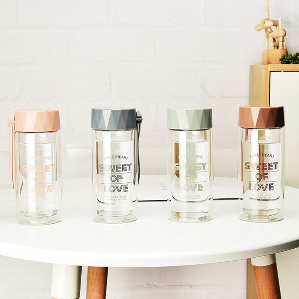 glass water bottle portable leak proof transparent drinking bottle for girl travel sports bouncing cup lid bottles
glass water bottle portable leak proof transparent drinking bottle for girl travel sports bouncing cup lid bottles
