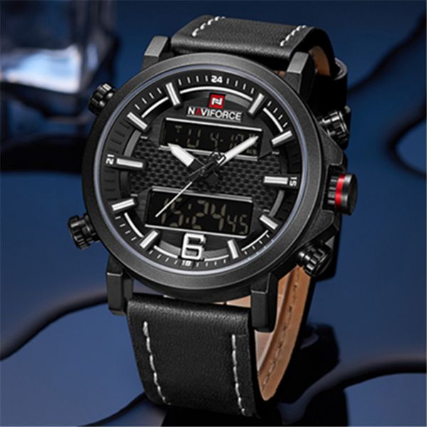 naviforce brand led quartz watches mens date analog digital men watch fashion sport clock relogio masculino, Slivery;brown
naviforce brand led quartz watches mens date analog digital men watch fashion sport clock relogio masculino, Slivery;brown