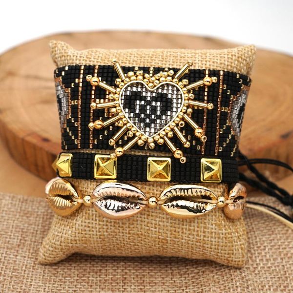 zhongvi 2020 bracelet women boho trendy heart unique jewelry seashell pulsera mujer japan miyuki beads bracelet handmade, Black
zhongvi 2020 bracelet women boho trendy heart unique jewelry seashell pulsera mujer japan miyuki beads bracelet handmade, Black