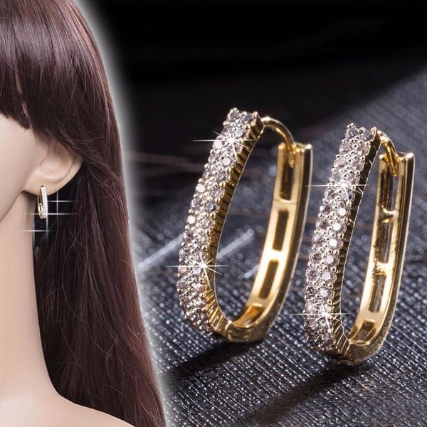 fashion-crystal zircon earrings women gold hoop earrings fashion statement jewelry gift for women wedding accessories, Golden;silver
fashion-crystal zircon earrings women gold hoop earrings fashion statement jewelry gift for women wedding accessories, Golden;silver