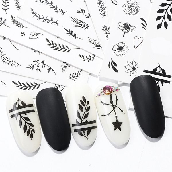 29pcs women diy nail sticker set green leaf flowers butterfly flamingo slider nail art watermark flake decal tips manicure tools, Black
29pcs women diy nail sticker set green leaf flowers butterfly flamingo slider nail art watermark flake decal tips manicure tools, Black