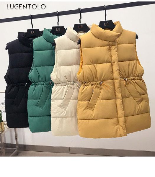 lugentolo ladies vest 2019 autumn and winter casual solid color warm vest casual fashion large size short cotton, Black;white
lugentolo ladies vest 2019 autumn and winter casual solid color warm vest casual fashion large size short cotton, Black;white