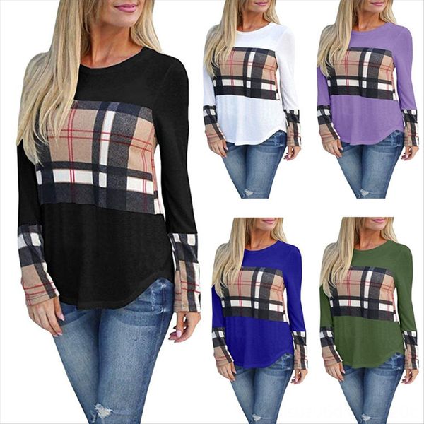2019 women's all-match contrast color stitching long sleeve t-shirt 2019 women's all-match contrast color stitching long sleeve t, White
2019 women's all-match contrast color stitching long sleeve t-shirt 2019 women's all-match contrast color stitching long sleeve t, White