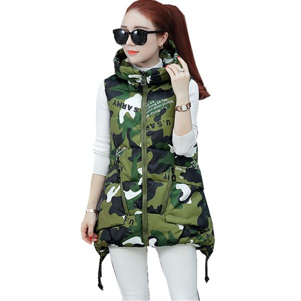 plus size women's vest, winter jacket with pockets, warm casual cotton vest with lining, women's slim vests, camouflage vest, Black;white
plus size women's vest, winter jacket with pockets, warm casual cotton vest with lining, women's slim vests, camouflage vest, Black;white