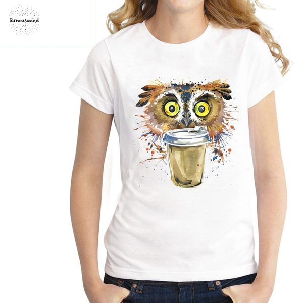 psychedelic женщины тенниска смешные многоцветной моды сова попить кофе printed t рубашка o шеи прохладный tee марка одежды, White
psychedelic женщины тенниска смешные многоцветной моды сова попить кофе printed t рубашка o шеи прохладный tee марка одежды, White