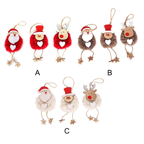 3pcs wooden knitted doll christmas pendants hanging decorative ornaments for holiday season festival home decor
3pcs wooden knitted doll christmas pendants hanging decorative ornaments for holiday season festival home decor