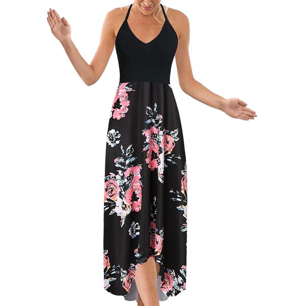plus size summer dress women backless printed vintage party night dress halter camisole beach boho dresses elegant sundress, Black;gray
plus size summer dress women backless printed vintage party night dress halter camisole beach boho dresses elegant sundress, Black;gray
