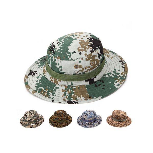 outdoor summer travel camping hiking hat round edges wide brim camouflage bucket with sun protection for men & women, Black
outdoor summer travel camping hiking hat round edges wide brim camouflage bucket with sun protection for men & women, Black