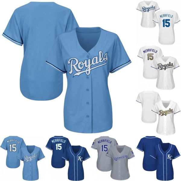 Womens Kansas City 15 Whit Merrifield 13 Salvador Perez 5 George Brett 16 Bo Jackson 4 Alex Gordon 6 Billy Hamilton Royals Baseball Jerseys
Womens Kansas City 15 Whit Merrifield 13 Salvador Perez 5 George Brett 16 Bo Jackson 4 Alex Gordon 6 Billy Hamilton Royals Baseball Jerseys