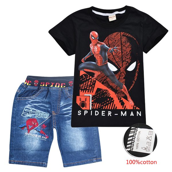 avengers spider-man printed children clothing sets summer 3-10t 100% cotton t-shirt+shorts 2 pcs/sets kids baby boy clothes sets ss222, White
avengers spider-man printed children clothing sets summer 3-10t 100% cotton t-shirt+shorts 2 pcs/sets kids baby boy clothes sets ss222, White