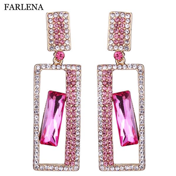 farlena wedding jewelry geometric crystal rhinestones drop earrings for women bridal long dangle earrings, Silver
farlena wedding jewelry geometric crystal rhinestones drop earrings for women bridal long dangle earrings, Silver