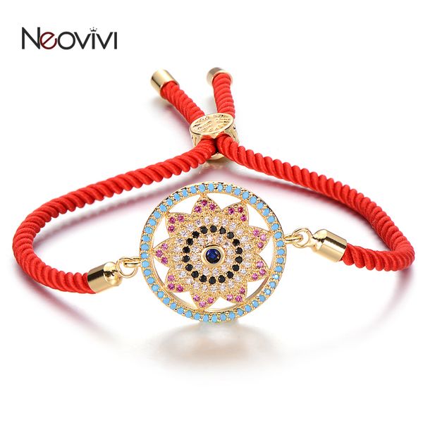 neovivi round sun flower charm bracelet micro pave colorful zircon beads rope chain link adjustable bracelets women jewelry diy, Golden;silver
neovivi round sun flower charm bracelet micro pave colorful zircon beads rope chain link adjustable bracelets women jewelry diy, Golden;silver