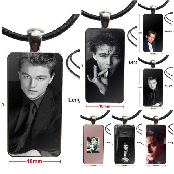 leonardo dicaprio young portrait glass cabochon pendant necklace rectangle fashion necklace for girls wholesale, Silver
leonardo dicaprio young portrait glass cabochon pendant necklace rectangle fashion necklace for girls wholesale, Silver
