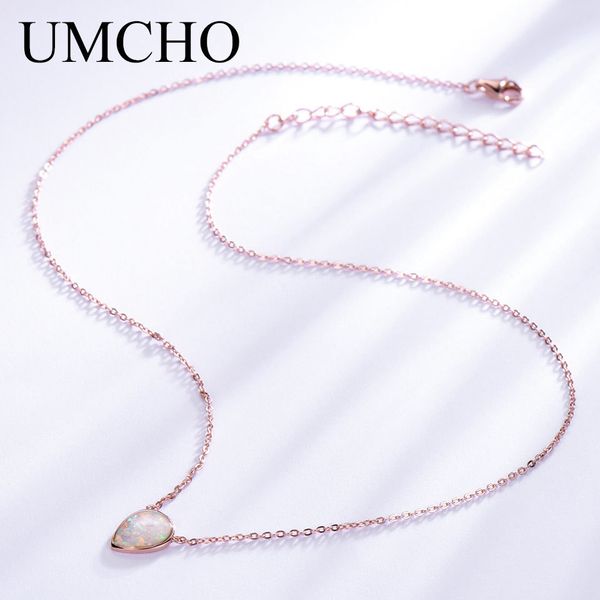 umcho real 925 sterling silver water drop opal necklaces & pendants party charm for women engagement gifts fine jewelry t190702
umcho real 925 sterling silver water drop opal necklaces & pendants party charm for women engagement gifts fine jewelry t190702
