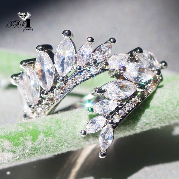 yayi jewelry princess cut 12 ct white zircon silver color engagement rings wedding heart rings girls party adjustable, Slivery;golden
yayi jewelry princess cut 12 ct white zircon silver color engagement rings wedding heart rings girls party adjustable, Slivery;golden