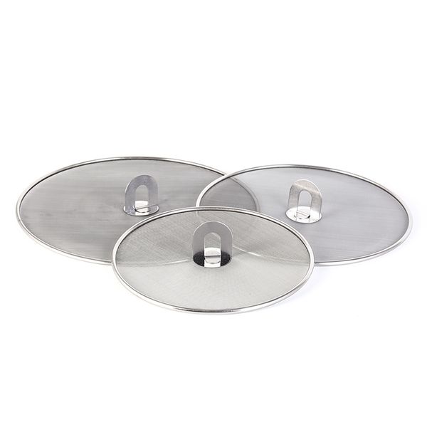 3sizes silver oil proofing pan cover spill proof frying splatter screen lid kitchen accessories stainless steel
3sizes silver oil proofing pan cover spill proof frying splatter screen lid kitchen accessories stainless steel
