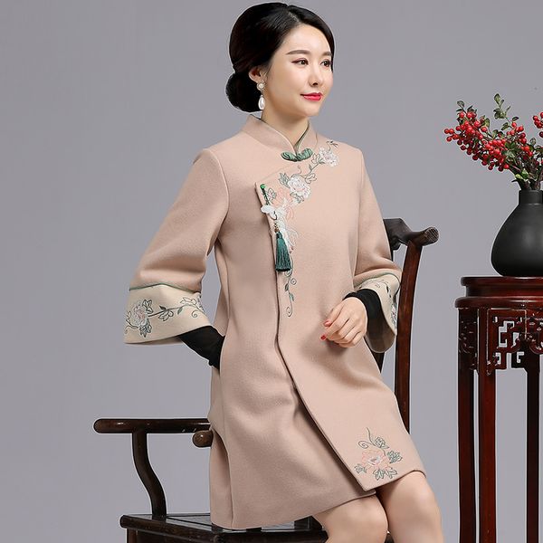 vintage improved women mandarin collar tang jacket female yanxi embroidery flower tassel blouse woolen warm outwear, Black
vintage improved women mandarin collar tang jacket female yanxi embroidery flower tassel blouse woolen warm outwear, Black