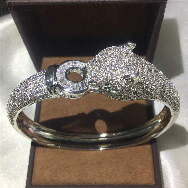 choucong leopard style bracelet 400pcs 5a cubic zirconia stone white gold filled engagement bangle for women wedding accessaries, Golden;silver
choucong leopard style bracelet 400pcs 5a cubic zirconia stone white gold filled engagement bangle for women wedding accessaries, Golden;silver