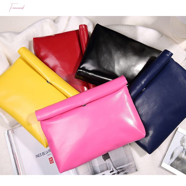 new low priced casual fashion simple candy color pu leather envelope bag clutch handbags folding gift party purse 8 colors
new low priced casual fashion simple candy color pu leather envelope bag clutch handbags folding gift party purse 8 colors