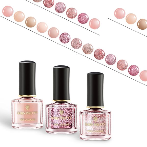 born pretty 6ml rose gold series nail polish pink glitter sequins nail polish shinny art lacquer varnish
born pretty 6ml rose gold series nail polish pink glitter sequins nail polish shinny art lacquer varnish