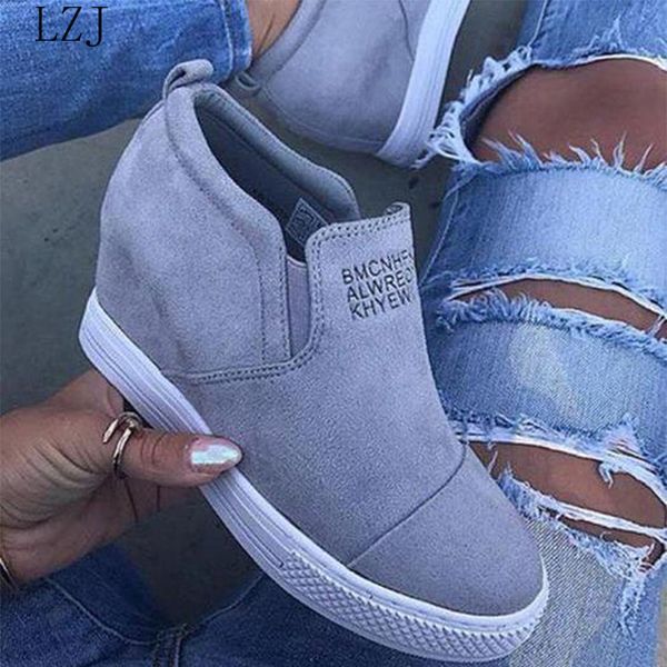 women ankle boots wedges vulcanized platform autumn female high heel height increasing shoes ladies fashion casual plus size, Black
women ankle boots wedges vulcanized platform autumn female high heel height increasing shoes ladies fashion casual plus size, Black
