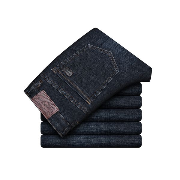 2020 autumn winter new men's retro jeans fashion cotton slim fit stretch denim trousers male brand pants, Blue
2020 autumn winter new men's retro jeans fashion cotton slim fit stretch denim trousers male brand pants, Blue