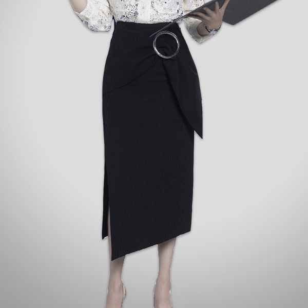 office lady black skirt 2020 elegant high waist bows pack hip irregular midi skirts women long skirt
office lady black skirt 2020 elegant high waist bows pack hip irregular midi skirts women long skirt