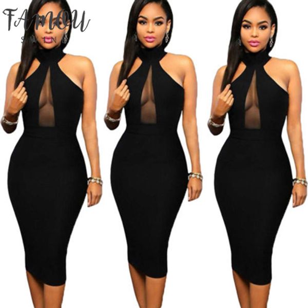 women's bodycon halter sleeveless perspective backless party evening mini short pencil dress vestidos dresses for women, Black;gray
women's bodycon halter sleeveless perspective backless party evening mini short pencil dress vestidos dresses for women, Black;gray
