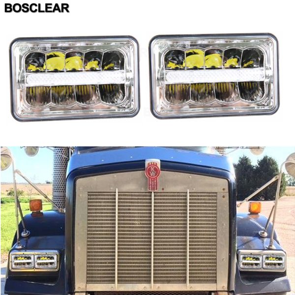 2pc 4x6 car led headlight square light white halo drl amber turn signal sealed high/low beam replacement for trucks offrord
2pc 4x6 car led headlight square light white halo drl amber turn signal sealed high/low beam replacement for trucks offrord