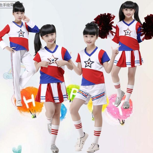children cheerleader uniforms jazz dance cheerleader costumes boys girls hip-hop modern dance performances children stagewear
children cheerleader uniforms jazz dance cheerleader costumes boys girls hip-hop modern dance performances children stagewear