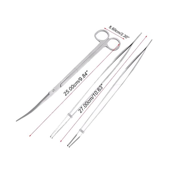 3/5pcs aquarium maintenance tools kit fish tank live plants grass aquatic plant stainless steel tweezers scissors
3/5pcs aquarium maintenance tools kit fish tank live plants grass aquatic plant stainless steel tweezers scissors