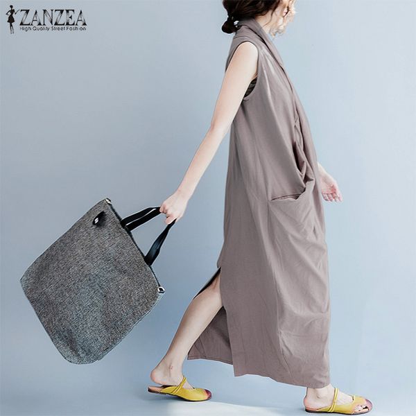 fashion- dress oversized dress women sleeveless deep v neck long vestidos casual solid pockets summer sundress womens dresses, Black;gray
fashion- dress oversized dress women sleeveless deep v neck long vestidos casual solid pockets summer sundress womens dresses, Black;gray