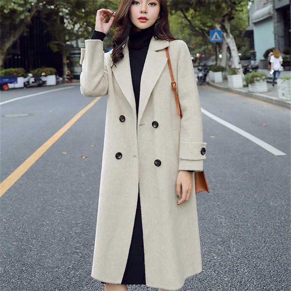 autumn winter woolen coat female mid-length 2020 fashion new loose suit collar long sleeves were thin woolen coat tide h00456, Black
autumn winter woolen coat female mid-length 2020 fashion new loose suit collar long sleeves were thin woolen coat tide h00456, Black