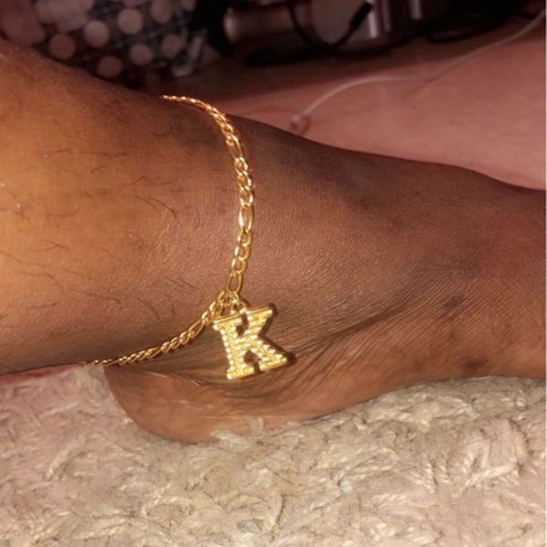 dainty initials anklet bracelet gold color personalized letter alphabet feet chain leg jewelry friends gifts, Red;blue
dainty initials anklet bracelet gold color personalized letter alphabet feet chain leg jewelry friends gifts, Red;blue