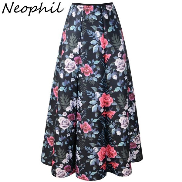neophil 2020 100cm muslim women's long skirts bohemian flower floral printed space cotton pleated a-line maxi saia longa ms1606, Black
neophil 2020 100cm muslim women's long skirts bohemian flower floral printed space cotton pleated a-line maxi saia longa ms1606, Black