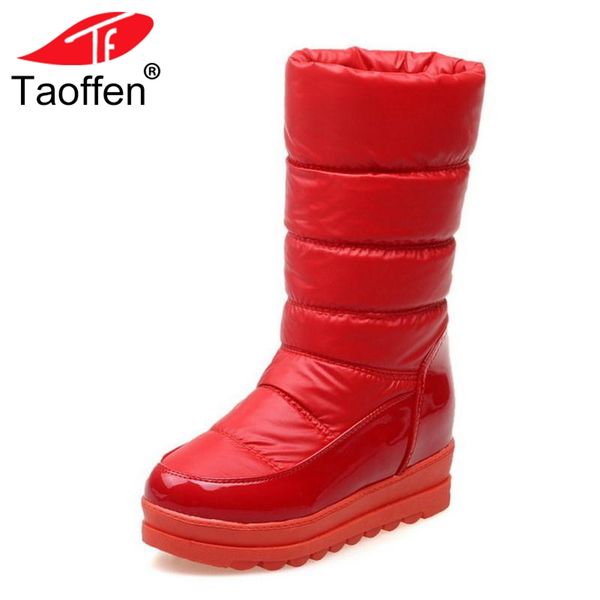 taoffen 4 colors size 34-43 woman short boots plush fur thick sole winter shoes woman half short snow boots female footwear, Black
taoffen 4 colors size 34-43 woman short boots plush fur thick sole winter shoes woman half short snow boots female footwear, Black